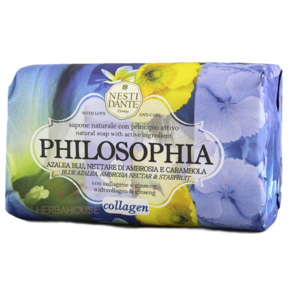 Obrázok pre Nesti Dante Philosophia Collagen luxusné talianske mydlo s rastlinným kolagénom a ženšenom (250g)
