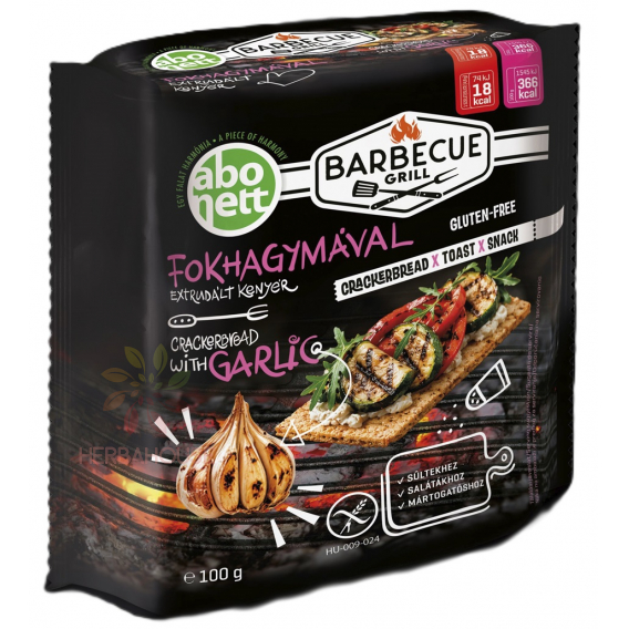 Obrázok pre Abonett Bezlepkový extrudovaný chlieb barbecue a cesnak (100g)