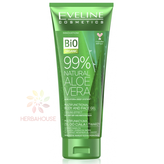 Obrázok pre Eveline Bio 99% Aloe Vera hydratačný gél na telo a tvár (250ml)