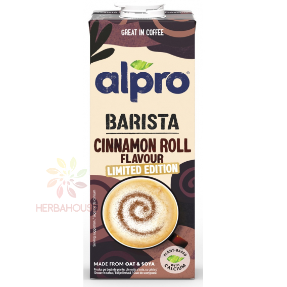 Obrázok pre Alpro Barista Ovsený a sójový nápoj s príchuťou škoricového slimáka (1000ml)