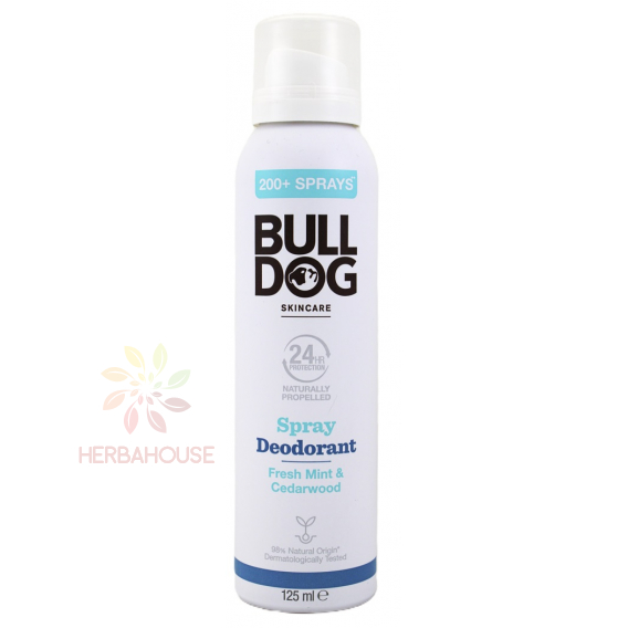 Obrázok pre BullDog Fresh Mint & Cedarwood pánsky deodorant v spreji (125ml)