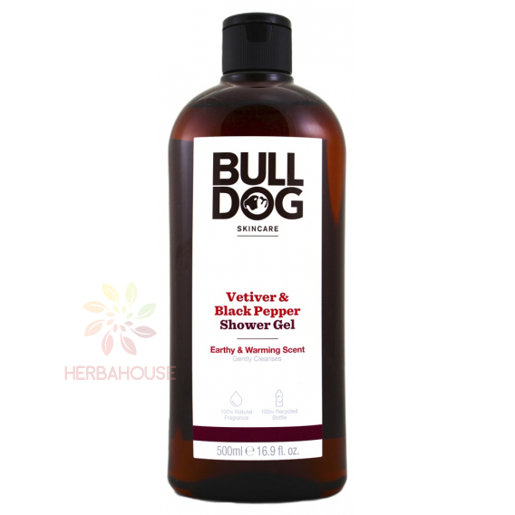 Obrázok pre BullDog Vetiver & Black Pepper sprchový gél pre mužov (500ml) 