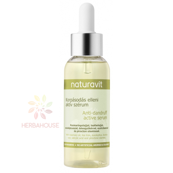 Obrázok pre Naturavit Aktívne sérum proti lupinám – sérum na svrbenie a problematickú pokožku hlavy (100ml)