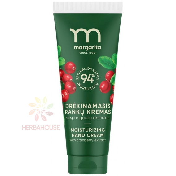Obrázok pre Margarita Hydratačný krém na ruky s brusnicovým extraktom a ovsom (75ml)