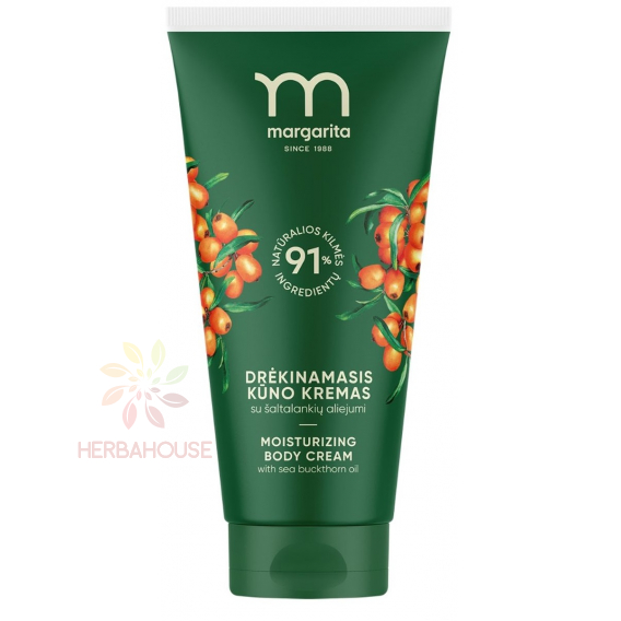 Obrázok pre Margarita Hydratačný telový krém s rakytníkovým olejom na suchú pokožku (200ml)