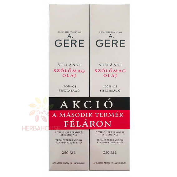 Obrázok pre Gere Olej z hroznových jadierok lisovaný za studena (2 x 250ml)