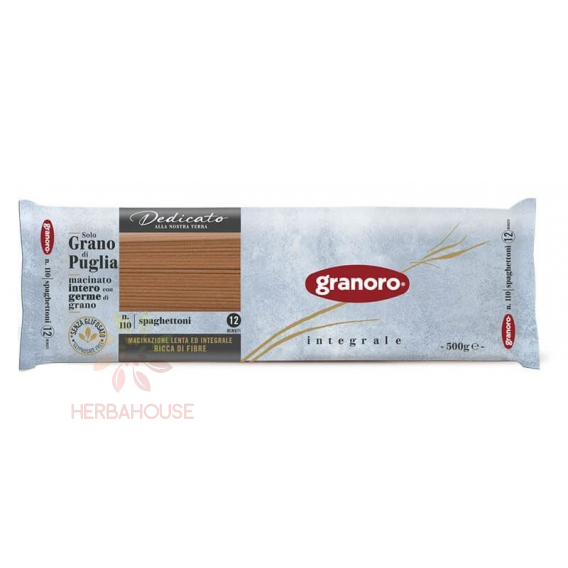 Obrázok pre Granoro Celozrnné cestoviny z tvrdej pšenice - spaghettoni (500g)