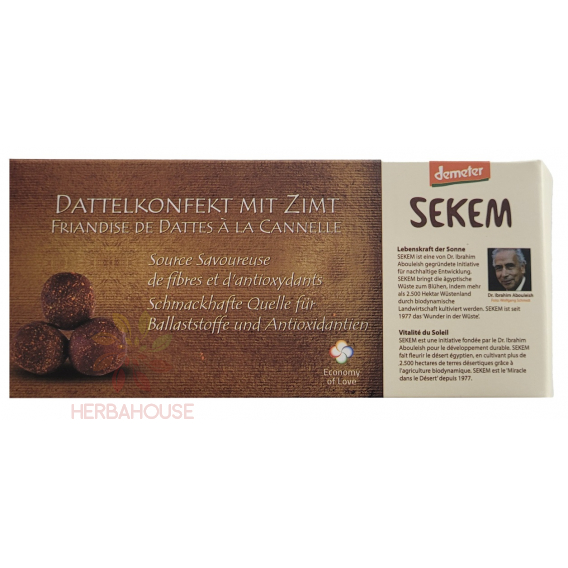 Obrázok pre Demeter Sekem Bio Datľové guličky so škoricou (120g)