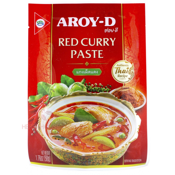 Obrázok pre Aroy-D Červená kari pasta (50g)