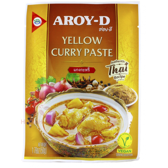 Obrázok pre Aroy-D Žltá kari pasta (50g)