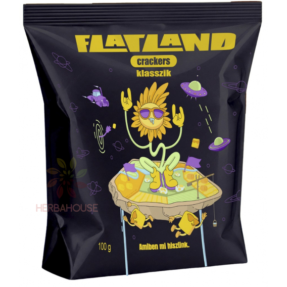 Obrázok pre FlatLand Bezlepkové krekry - gouda (100g)