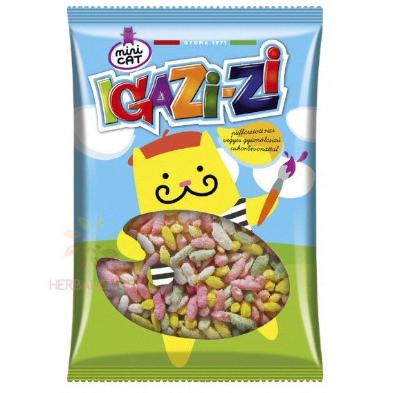 Obrázok pre IgaZi-Zi Puffovaná ryža s miešanou ovocnou príchuťou a cukrovou polevou (70g)