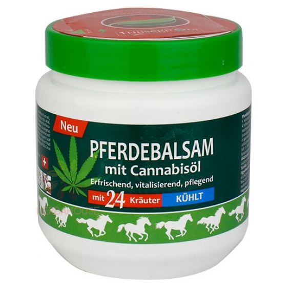 Obrázok pre Naturstar Pferdebalsam Bylinný konský balzam s konopným olejom a komplexom 24 bylín - chladivý (500ml) 