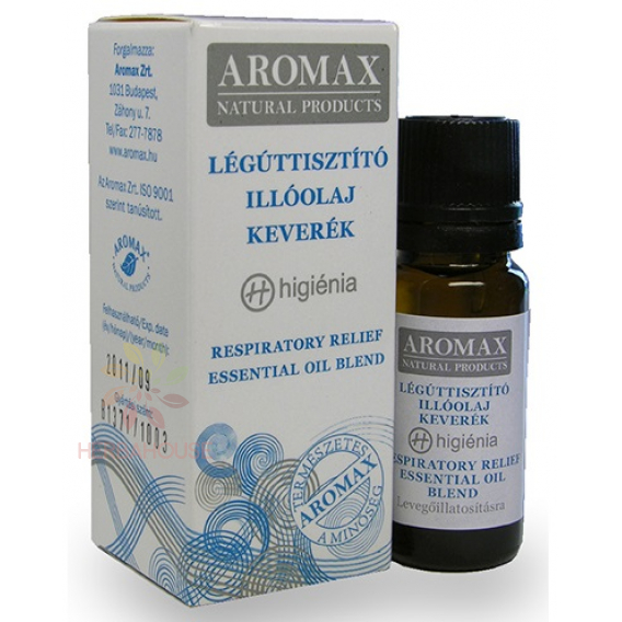 Obrázok pre Aromax esenciálny olej na ľahké dýchanie – uvoľnenie nosa a dýchacích ciest (10ml)