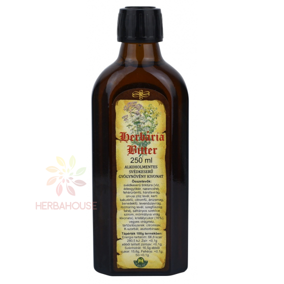 Obrázok pre Herbária Herbal Bitter švédske kvapky bez alkoholu (250ml)
