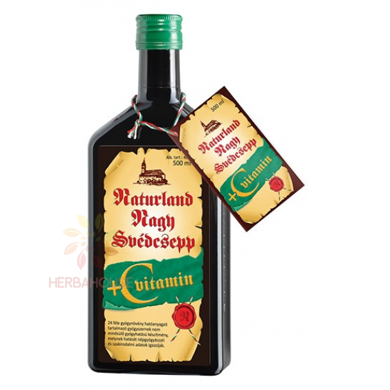 Obrázok pre Naturland Veľké švédske kvapky s vitamínom C (500ml)