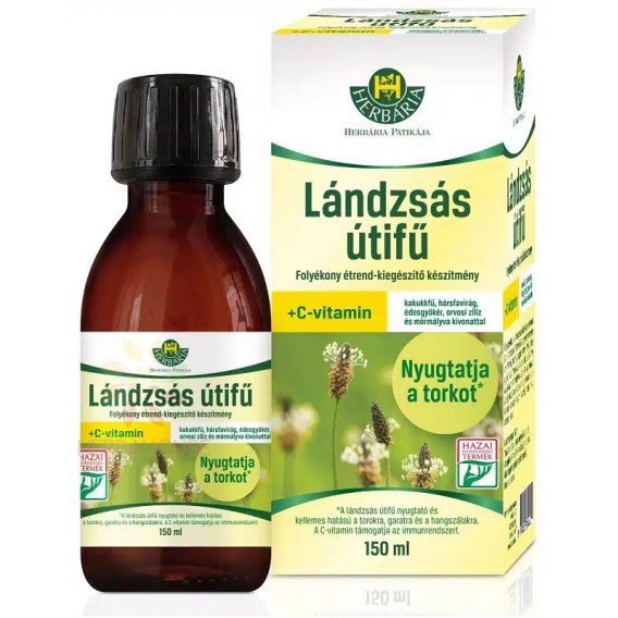 Obrázok pre Herbária Sirup so skorocelom kopijovitým, bylinkami a vitamínom C (150ml)