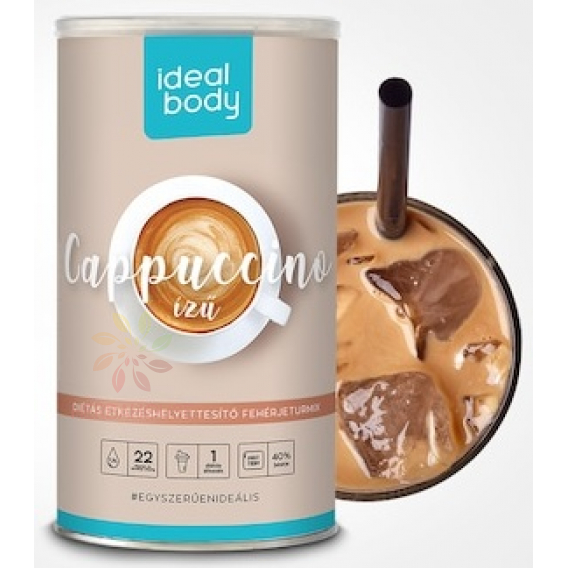 Obrázok pre IdealBody Cappuccino bielkovinový prášok s enzýmami (525g)