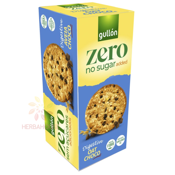 Obrázok pre Gullón Zero Digestive Avena Choco ovsené sušienky s čokoládou bez pridaného cukru (255g)