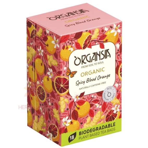 Obrázok pre Organsia Bio Spicy Blood Orange – korenistý čaj s krvavým pomarančom (18ks)