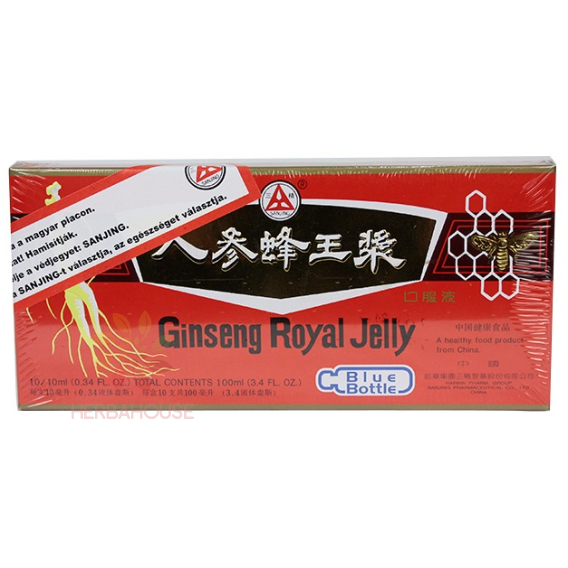 Obrázok pre SanJing Ginseng Royal Jelly – ženšenové ampulky s materskou kašičkou (10 × 10ml)