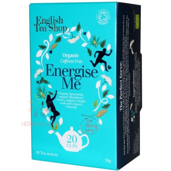 Obrázok pre English Tea Shop Bio Energise Me Energizujúci čaj (20ks)