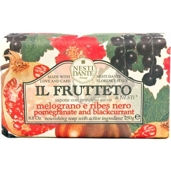 Obrázok pre Nesti Dante Il Frutteto mydlo granátové jablko a čierne ríbezle (250g)
