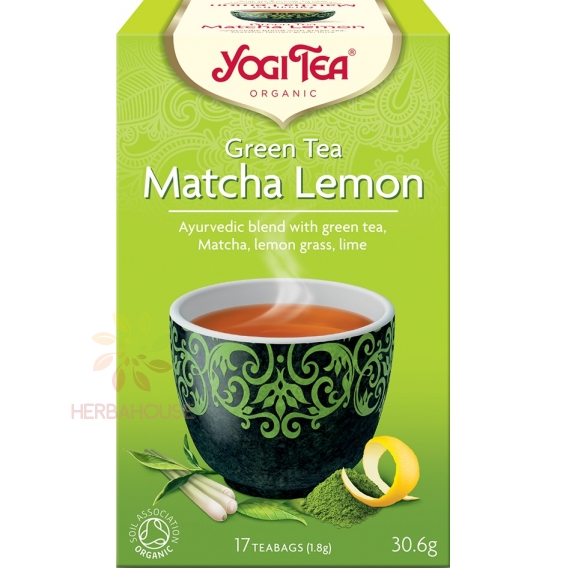 Obrázok pre Yogi Tea® Bio Ajurvédsky zelený čaj matcha, citrón (17ks)