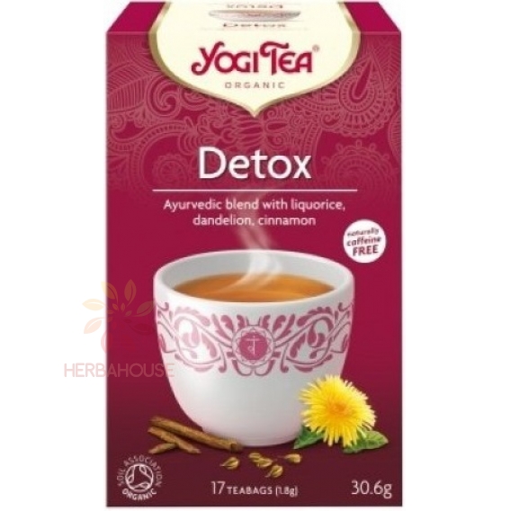 Obrázok pre Yogi Tea® Bio Ajurvédsky čaj Detox (17ks)