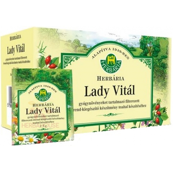 Obrázok pre Herbária Lady Vitál porciovaný čaj (20ks)