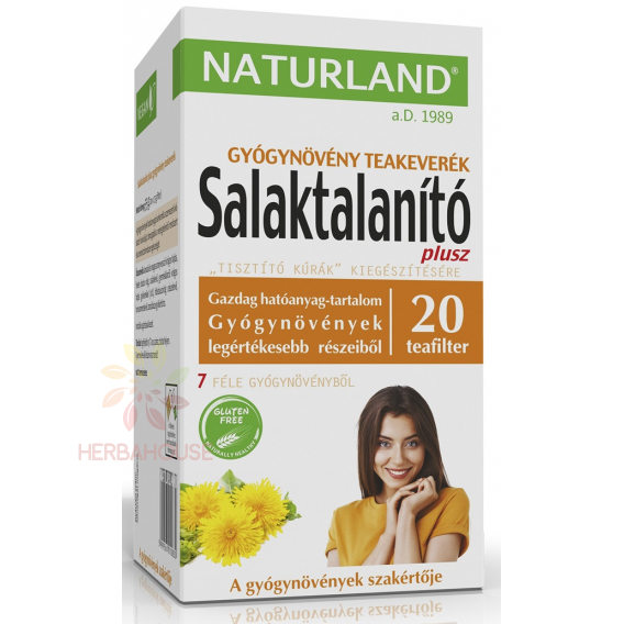 Obrázok pre Naturland Bylinný detoxikačný čaj porciovaný (20ks)