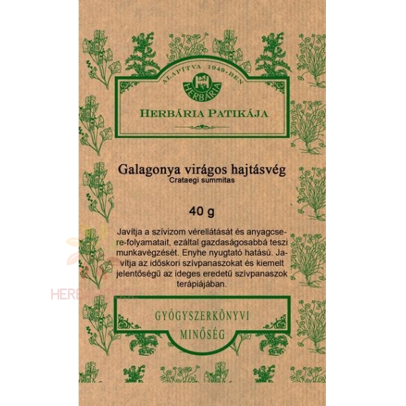 Obrázok pre Herbária čaj Hloh obyčajný - list s kvetom (40g)