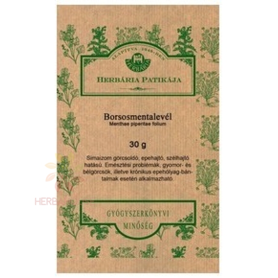 Obrázok pre Herbária čaj Mäta pieporná list (30g)