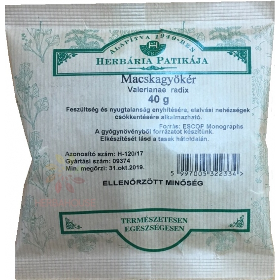 Obrázok pre Herbária čaj Valeriána lekárska koreň (40g)
