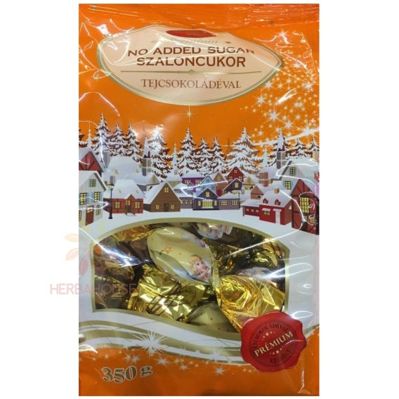 Obrázok pre Microse Salónky plnené orieškovým a mliečnym krémom v mliečnej čokoláde bez pridaného cukru (350g)