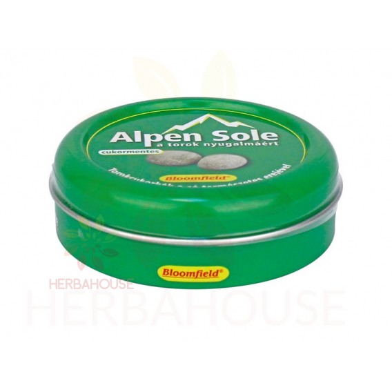 Obrázok pre Bloomfield Alpen Sole Bylinné pastilky s prírodnou silou soli (46g)