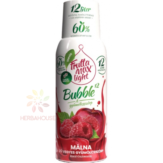 Obrázok pre Fruttamax Light sirup so sladidlom malina (500ml)