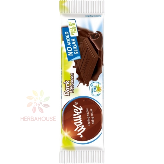 Obrázok pre Wawel Horká čokoláda bez cukru (30g)