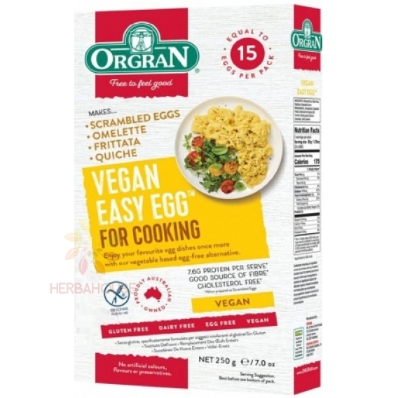 Obrázok pre Orgran Bezlepková Vegan náhrada vajíčka na omeletu a praženicu (250g)
