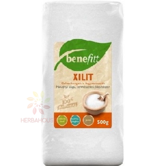 Obrázok pre Benefitt Xylitol Brezový cukor prírodné sladidlo (500g)