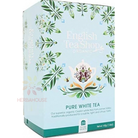 Obrázok pre English Tea Shop Bio Biely čaj porciovaný (20ks)