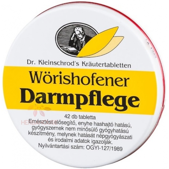Obrázok pre Dronania Dr. Kleinschrods Wörishofener Darmpflege bylinné tablety proti zápche (42ks)