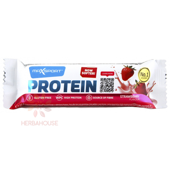 Obrázok pre Max Sport Protein bar jahodová príchuť (60g)
