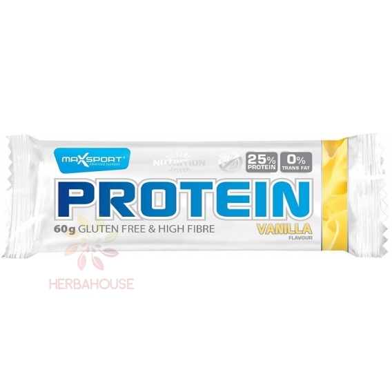 Obrázok pre Max Sport Protein bar vanilková príchuť (60g)