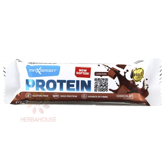 Obrázok pre Max Sport Bezlepková proteínová tyčinka čokoláda (50g) 