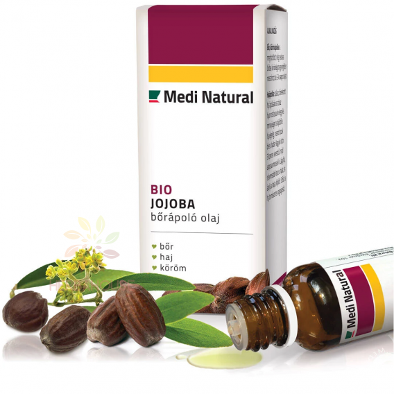 Obrázok pre MediNatural Bio Jojobový olej – hĺbková regenerácia pleti a vlasov (20ml)