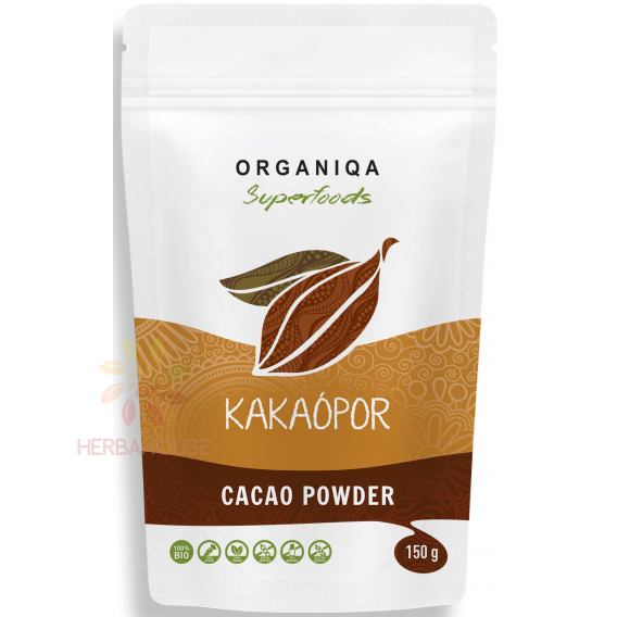 Obrázok pre Organiqa Bio, Raw 100% kakaový prášok (150g)