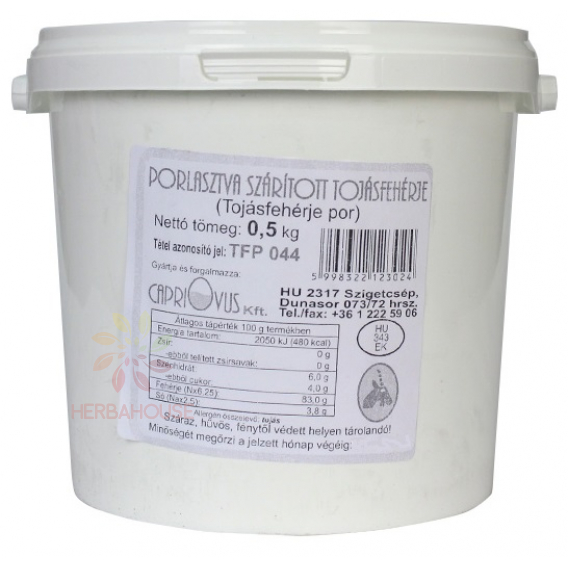Obrázok pre Capriovus Sušené vaječné bielka v prášku (500g)