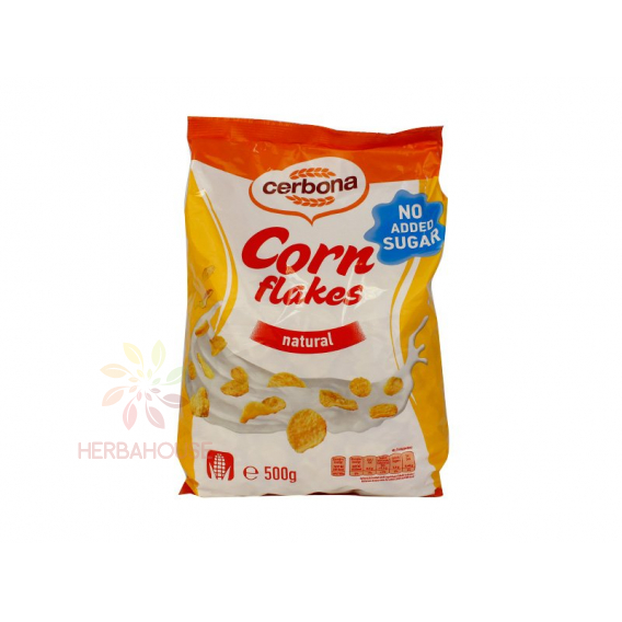Obrázok pre Cerbona Corn Flakes Kukuričné vločky bez cukru (500g)