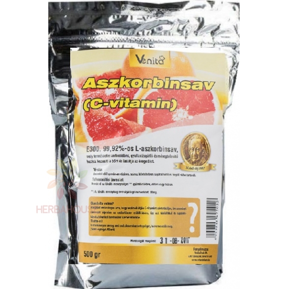 Obrázok pre Venita Trade Kyselina askorbová - vitamín C (500g)